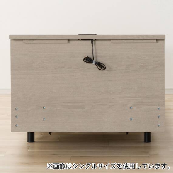 電動セミダブルベッドフレーム + マットレスセット(NS002 3M GW/E5-02) 22枚目画像