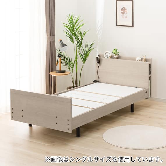 電動セミダブルベッドフレーム + マットレスセット(NS003 3M GW/E5-02) 12枚目画像