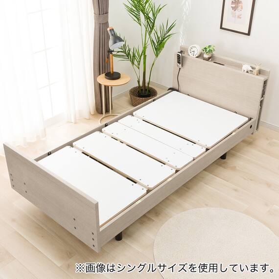 電動セミダブルベッドフレーム + マットレスセット(NS003 3M GW/E5-02) 15枚目画像