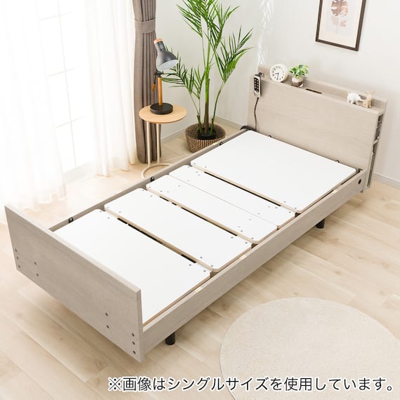 電動セミダブルベッドフレーム + マットレスセット(NS003 3M GW/E5-02) 15枚目画像