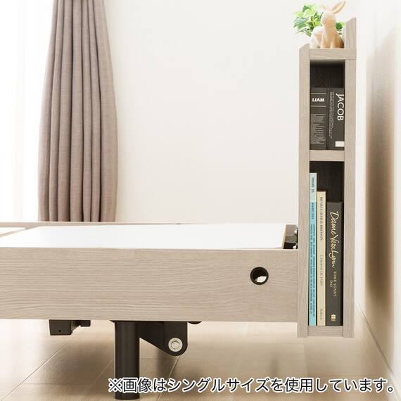 電動セミダブルベッドフレーム + マットレスセット(NS003 3M GW/E5-02) 16枚目画像