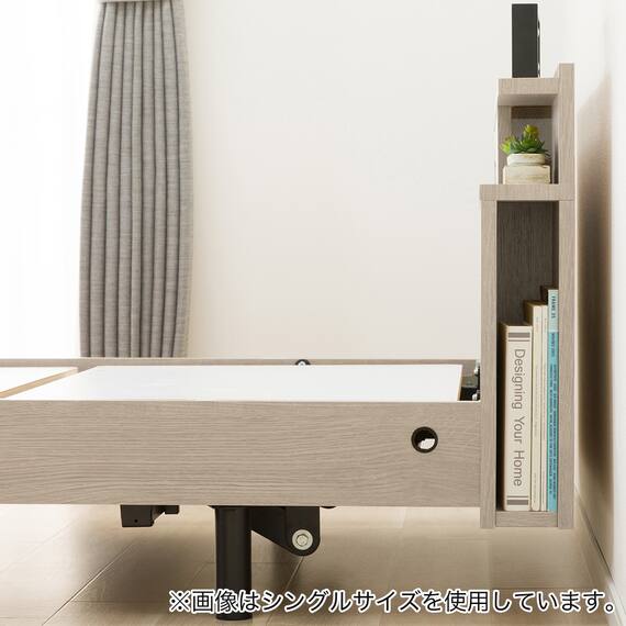 電動セミダブルベッドフレーム + マットレスセット(NS004 3M GW/E5-02) 16枚目画像