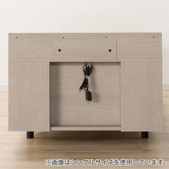 電動セミダブルベッドフレーム + マットレスセット(NS004 3M GW/E5-02) 24枚目画像