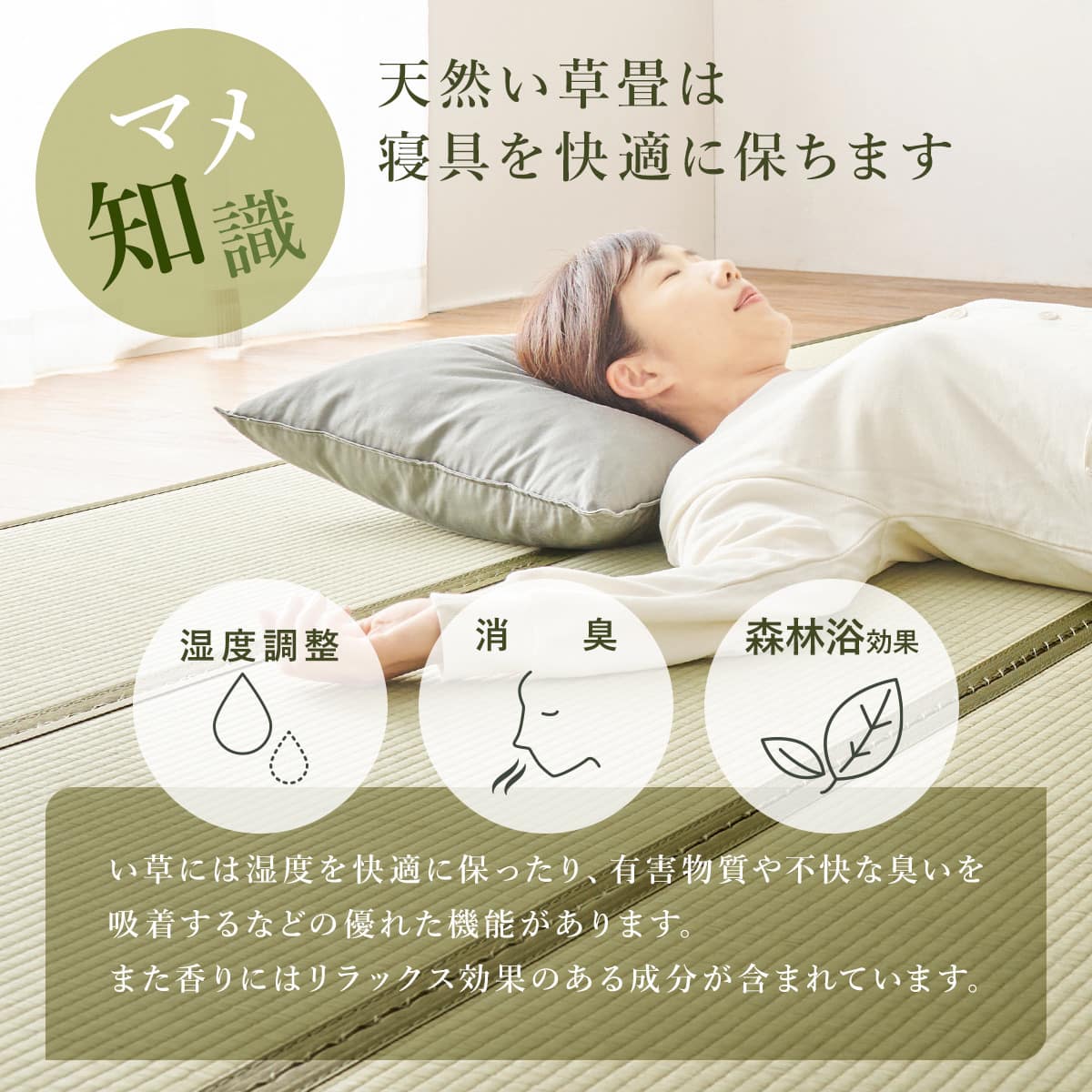 シングル 組立簡単天然い草ベッド (ナチュラル) | ニトリネット【公式