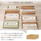 シングル　組立簡単天然い草ベッド (ライトブラウン) 6枚目画像