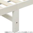 シングル棚付きベッドフレーム(SP401KD SL WW) 4枚目画像
