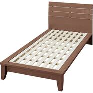 ベッドフレーム (WP511 LEG/LOW 棚・コンセント付き すのこ)