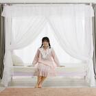 天蓋付きスチールベッド (ALC パープル) 7枚目画像