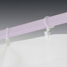 天蓋付きスチールベッド (ALC パープル) 8枚目画像