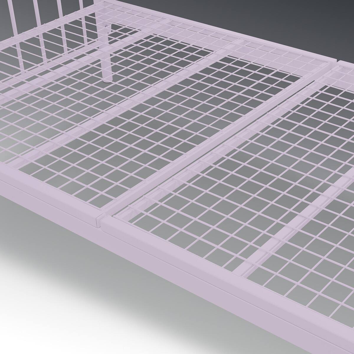 天蓋付きスチールベッド (ALC パープル) | ニトリネット【公式】 家具