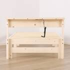 シングル 天然木棚付きすのこベッドフレーム  (DB01) 11枚目画像