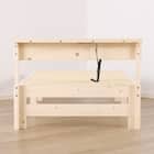 シングル 天然木棚付きすのこベッドフレーム (DB01) 11枚目画像