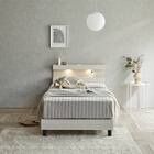 シングル 棚付き すのこベッドフレーム(KC501 ST WW) 2枚目画像