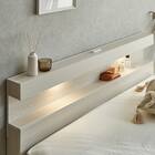 シングル 棚付き すのこベッドフレーム(KC501 ST WW) 3枚目画像