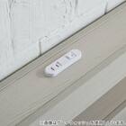 シングル 棚付き すのこベッドフレーム(KC501 ST WW) 4枚目画像