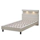 シングル 棚付き すのこベッドフレーム(KC501 ST WW) 6枚目画像