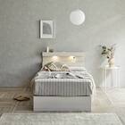 シングル 引出し付き すのこベッドフレーム(KC501 WW) 2枚目画像