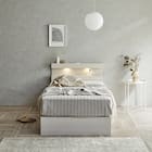 シングル 引出し付き すのこベッドフレーム(KC501 WW) 2枚目画像