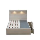 シングル 引出し付き すのこベッドフレーム(KC501 WW) 4枚目画像