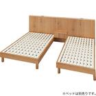 ベッド用サイドテーブル 連結パーツ(SE-503 LBR) 4枚目画像