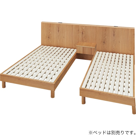 ベッド用サイドテーブル 連結パーツ(SE-503 LBR) 4枚目画像