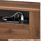 シングル 棚・コンセント・照明付きベッドフレーム(GC501-引出しA GW) 5枚目画像