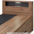 チェストベッドフレーム シングル サイド引出し付きタイプ (GC501 床板 GW) 8枚目画像