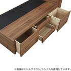 シングル 棚・コンセント・照明付きベッドフレーム(GC501-引出しA GW) 7枚目画像