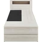 チェストベッドフレーム シングル サイド・フット引出し付きタイプ (GC501 床板 GW) 6枚目画像