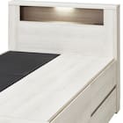 チェストベッドフレーム シングル サイド・フット引出し付きタイプ (GC501 床板 GW) 8枚目画像