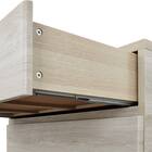 シングル 棚・コンセント・照明付きベッドフレーム(GC501-引出しB GW) 8枚目画像