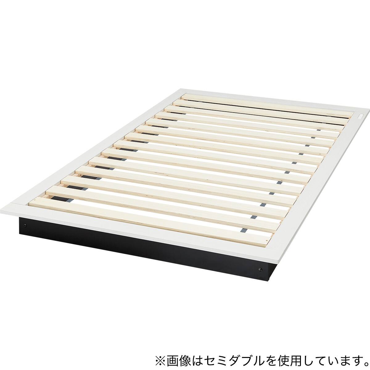 シングルヘッドレスすのこベッド(MF504 HL コンセント付き LBR
