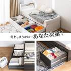 引出し3杯付きチェストベッド(シングル ナチュラル) 6枚目画像