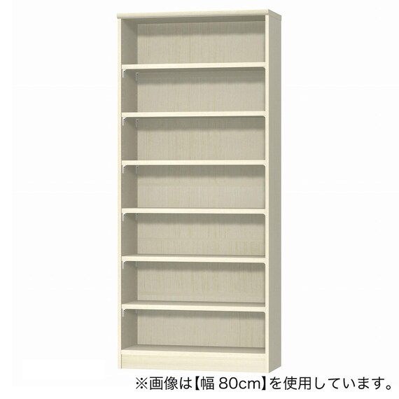 Fフォースター オーダーラック 強化棚 奥行25cm (幅75×高さ200cm WWN) 1枚目画像