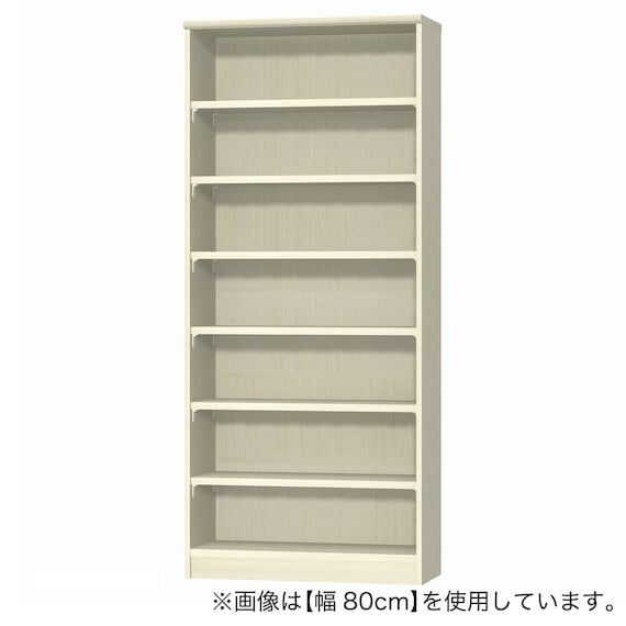 Fフォースター オーダーラック 強化棚 奥行25cm (幅75×高さ200cm WWN) 1枚目画像