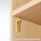 Fフォースター オーダーラック 強化棚 奥行25cm (幅75×高さ200cm WWN) 4枚目画像