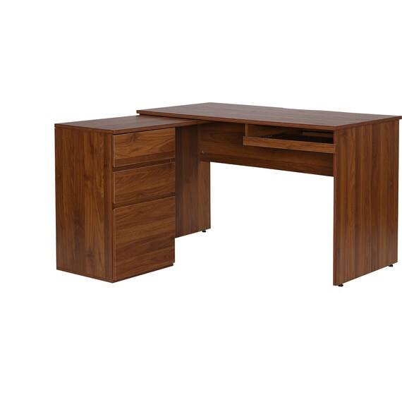 L型コーナーデスク(KA001 MBR) 3枚目画像