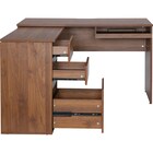 L型コーナーデスク(KA001 MBR) 5枚目画像