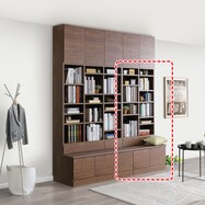 ベンチ付きラック オープンタイプ (幅80.5cm 木目)