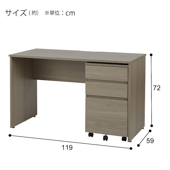 デスクワゴンセット(KA002 GW) 10枚目画像