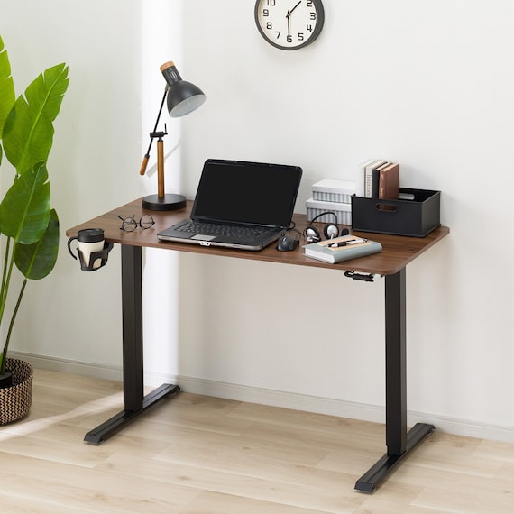 手動昇降デスク(UP003 MBR/BK) 1枚目画像