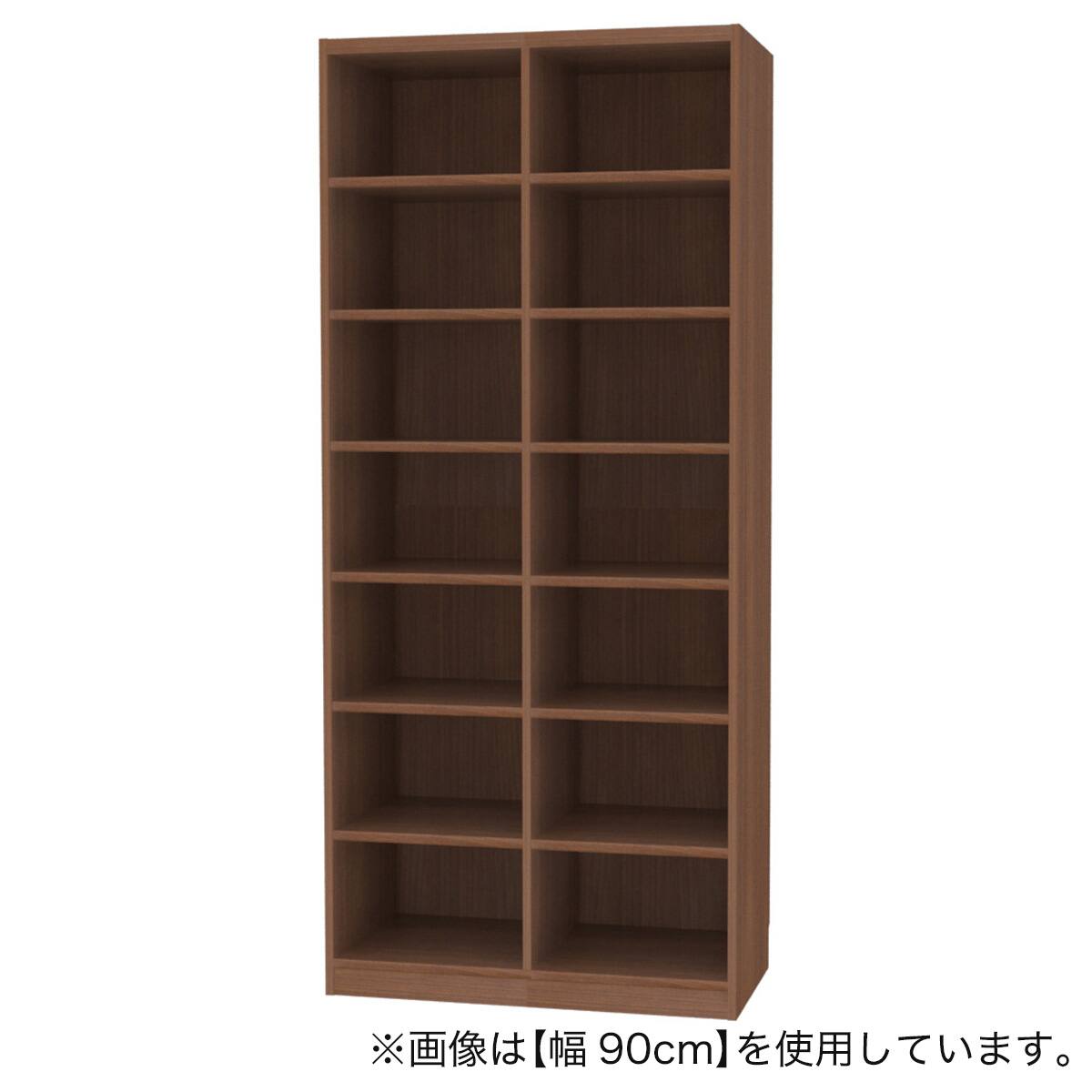 セミオーダーラック強化棚 奥行44cm (幅85×高さ198cm MB) | ニトリ