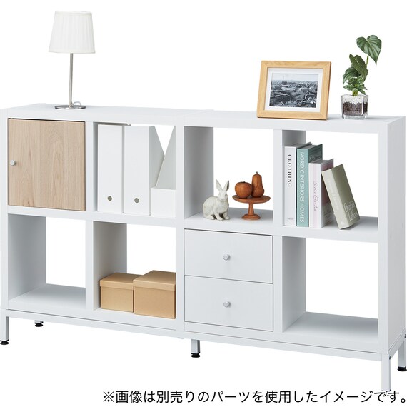 オープンシェルフ(RX01 2x4 WH) 16枚目画像