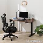 電動昇降デスク(UP006 1275 MBR/BK) 1枚目画像