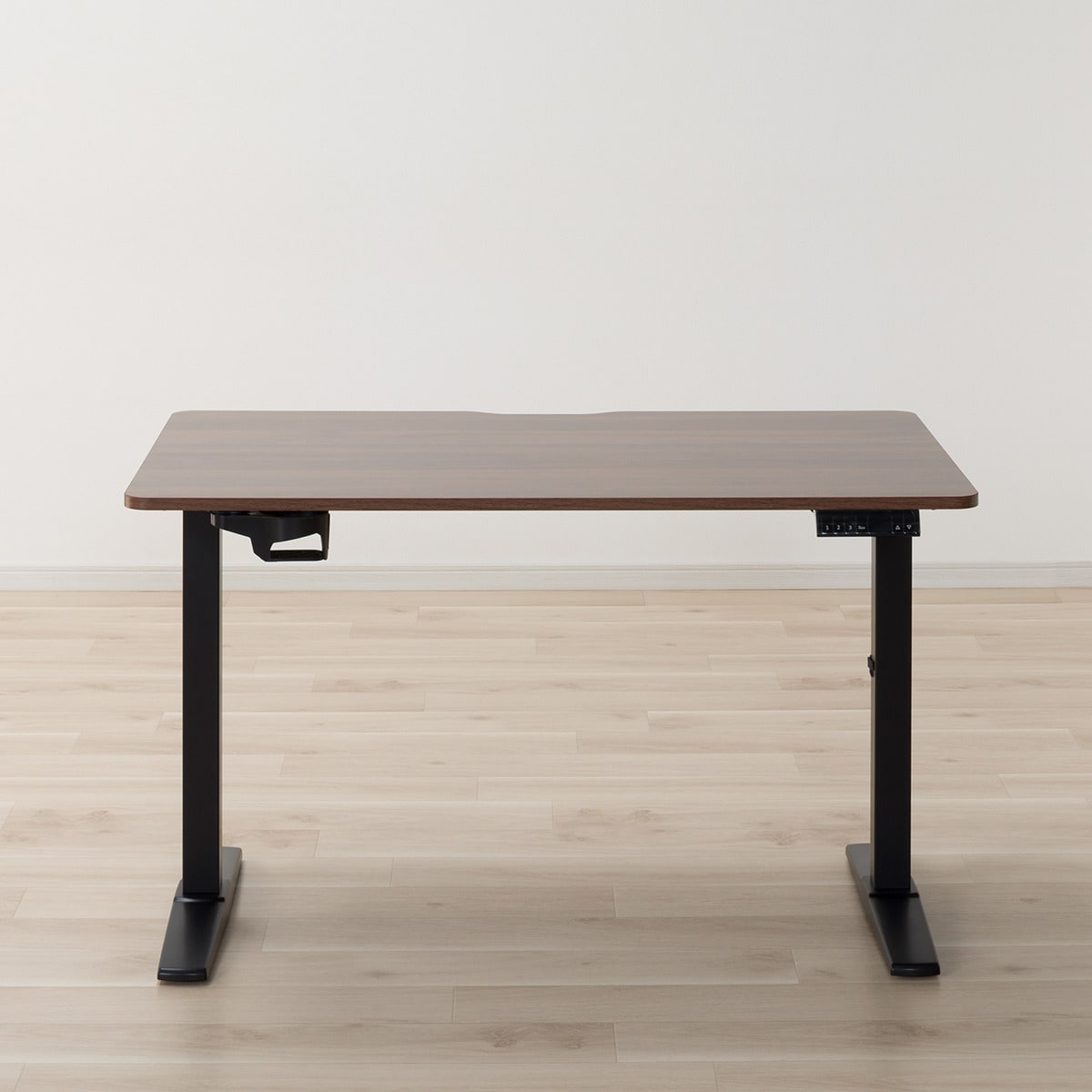 ニトリ 昇降式デスク 勉強机 ライト付き電動昇降デスク(EL23 LBR