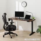 電動昇降デスク(UP006 1460 MBR/BK) 1枚目画像