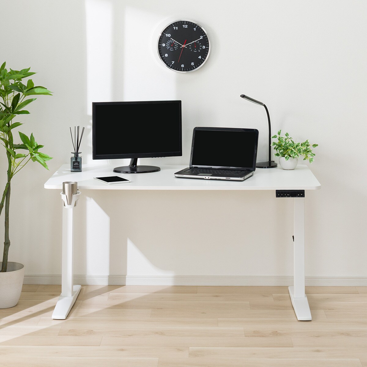 電動昇降デスク(UP006 1475 WH/WH) | ニトリネット【公式】 家具