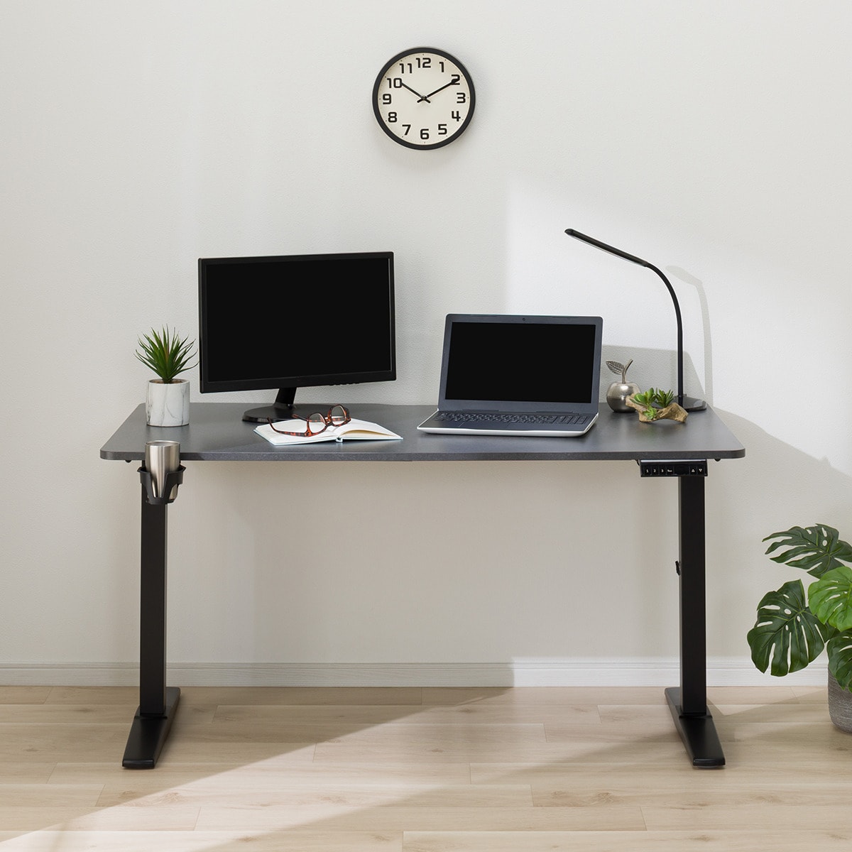 電動昇降デスク(UP006 1475 GY/BK) | ニトリネット【公式】 家具