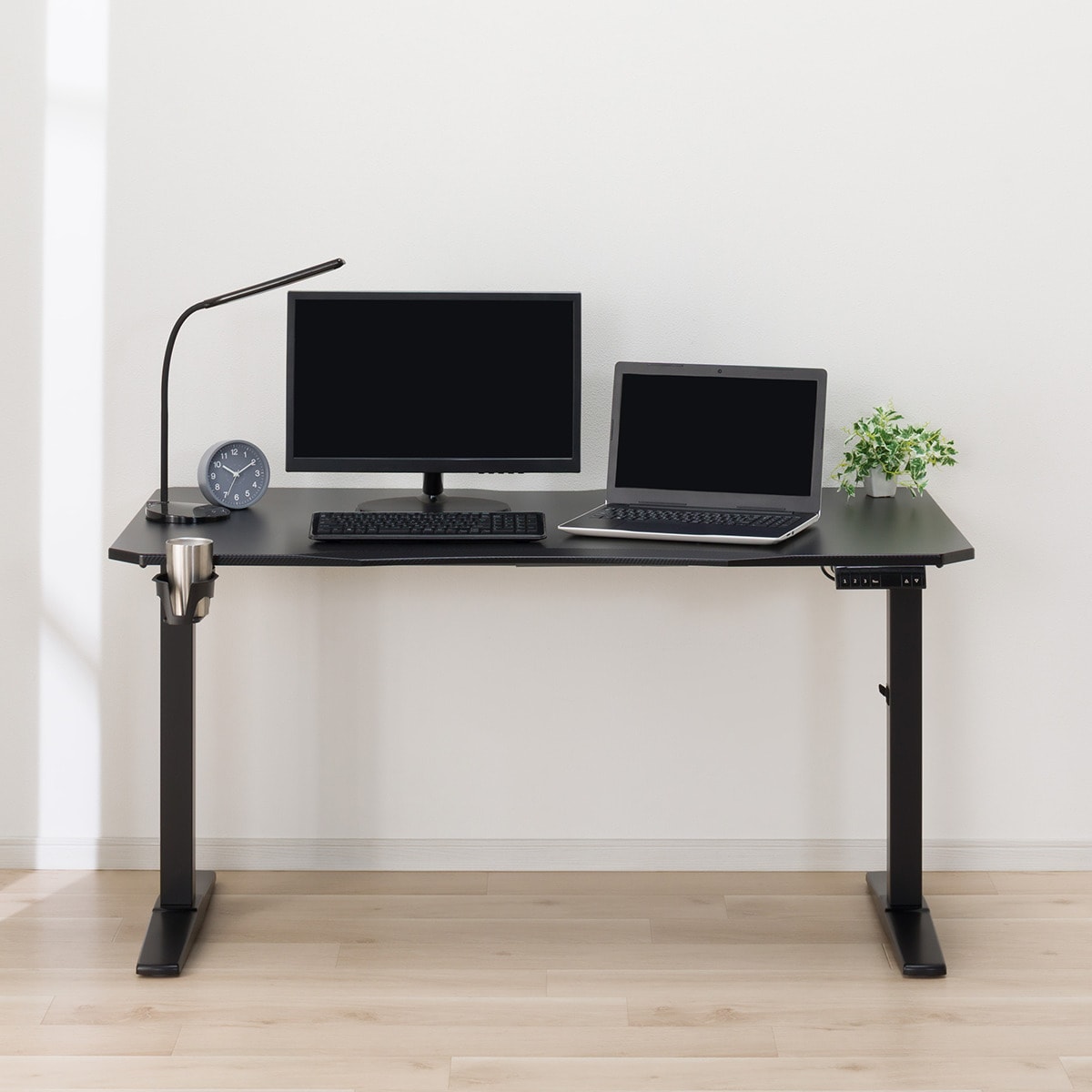 電動昇降デスク(UP006 1475 BK/BK) | ニトリネット【公式】 家具