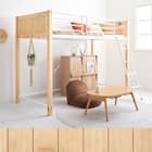 温かみのある天然木ロフトベッド (高さ162cm NA) 16枚目画像